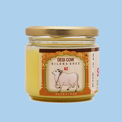 Desi Bilona Cow Ghee (A2) - 250 ml.