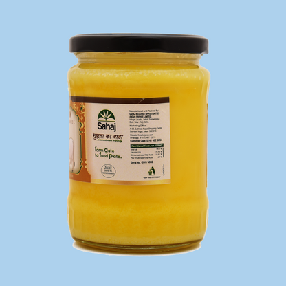 Desi Bilona Cow Ghee (A2) - 500 ml.