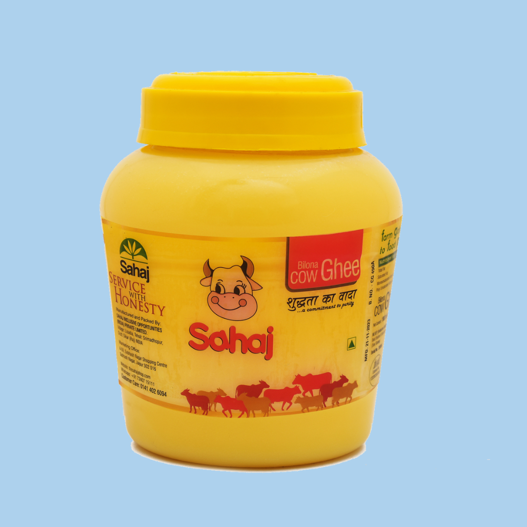 Bilona Cow Ghee - 1 Liter Pet Jar